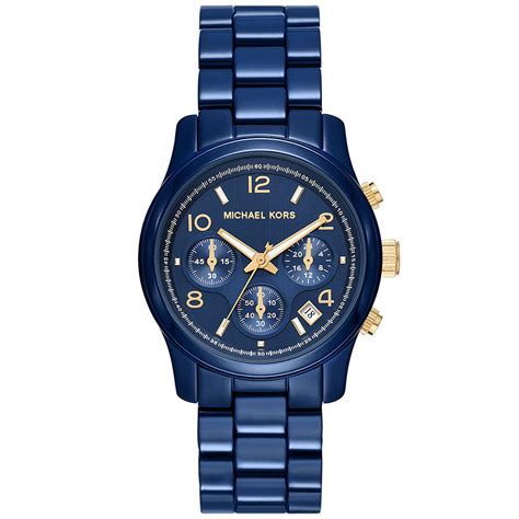 horloge blauw michael kors|Michael Kors horloge smartwatch.